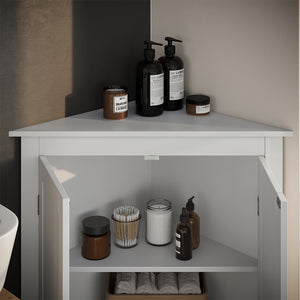 Vicco mobiletto bagno Bianco 56 x 80 cm con 2 porte