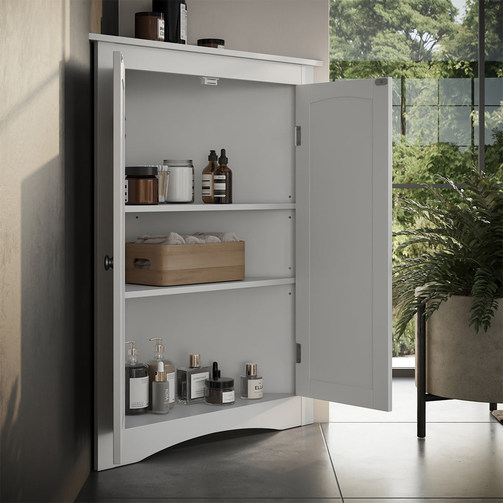 Vicco mobiletto bagno Bianco 56 x 80 cm con 2 porte