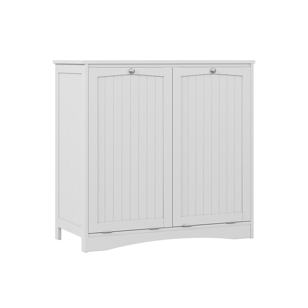 Vicco armadietto da bagno con portabiancheria Bianco 83 x 80 cm con 2 cesti per la biancheria