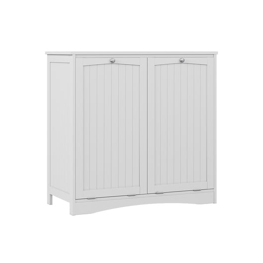 Vicco armadietto da bagno con portabiancheria Bianco 83 x 80 cm con 2 cesti per la biancheria