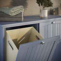 Vicco armadietto da bagno con portabiancheria Grigio 83 x 80 cm con 2 cesti per la biancheria