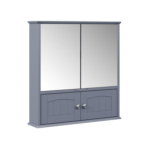 Vicco Specchio contenitore bagno Grigio 56 x 58 cm