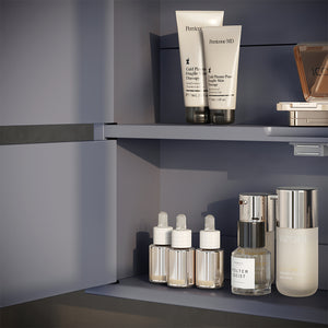 Vicco Specchio contenitore bagno Grigio 56 x 58 cm