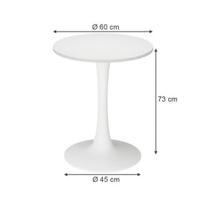 Vicco tavolo da pranzo Bianco 60 x 60 cm