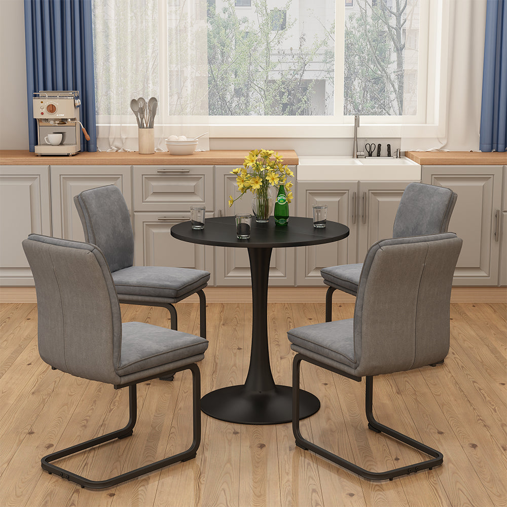 Vicco tavolo da pranzo Nero 70 x 70 cm