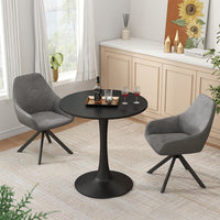 Vicco tavolo da pranzo Nero 70 x 70 cm