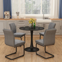 Vicco tavolo da pranzo Nero 80 x 80 cm