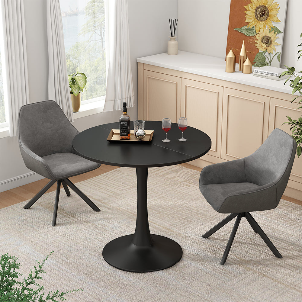 Vicco tavolo da pranzo Nero 80 x 80 cm