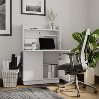 Vicco Scrivania per segretaria Bianco 85 x 27 cm