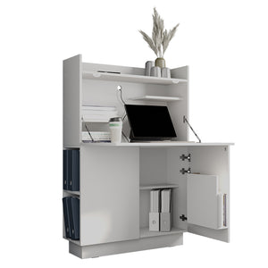 Vicco Scrivania per segretaria Bianco 85 x 27 cm