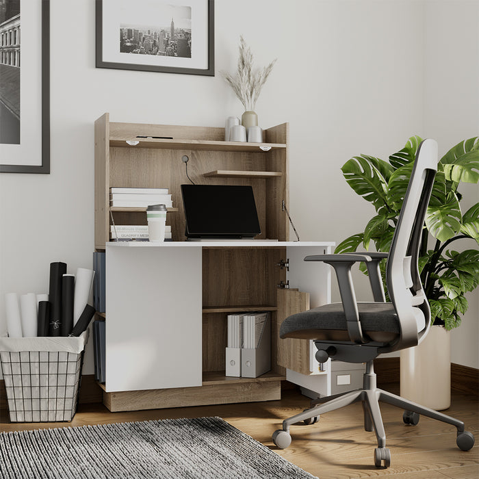 Vicco Scrivania per segretaria Sonoma 85 x 27 cm