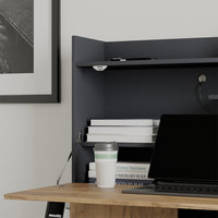 Vicco Scrivania per segretaria Antracite 85 x 27 cm