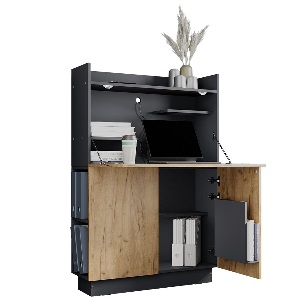 Vicco Scrivania per segretaria Antracite 85 x 27 cm