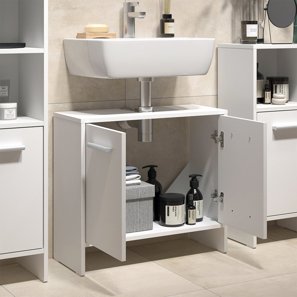 Vicco Set di mobili da bagno Bianco 2 parti