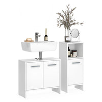 Vicco Set di mobili da bagno Bianco 2 parti