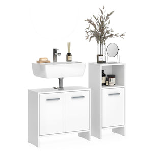 Vicco Set di mobili da bagno Bianco 2 parti