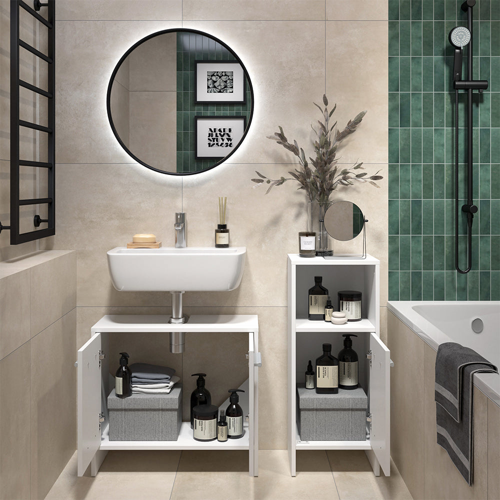 Vicco Set di mobili da bagno Bianco 2 parti