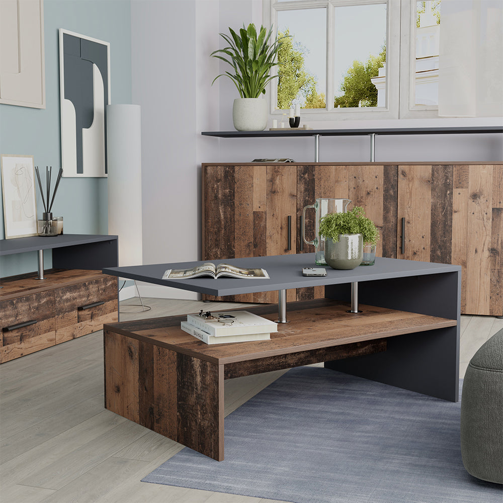 Vicco Tavolino da salotto Antracite 90 x 52.6 cm