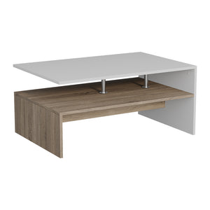 Vicco Tavolino da salotto Bianco/Sonoma 90 x 52.6 cm