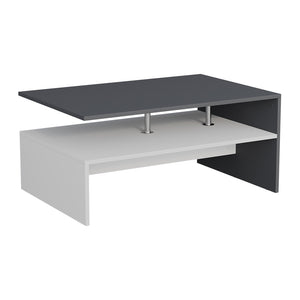 Vicco Tavolino da salotto Antracite/bianco 90 x 52.6 cm
