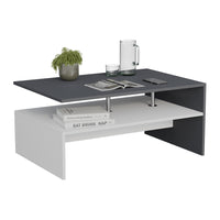 Vicco Tavolino da salotto Antracite/bianco 90 x 52.6 cm