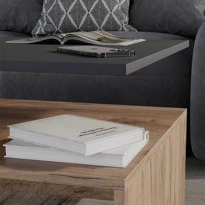 Vicco Tavolino da salotto Antracite/quercia dorata 90 x 52.6 cm