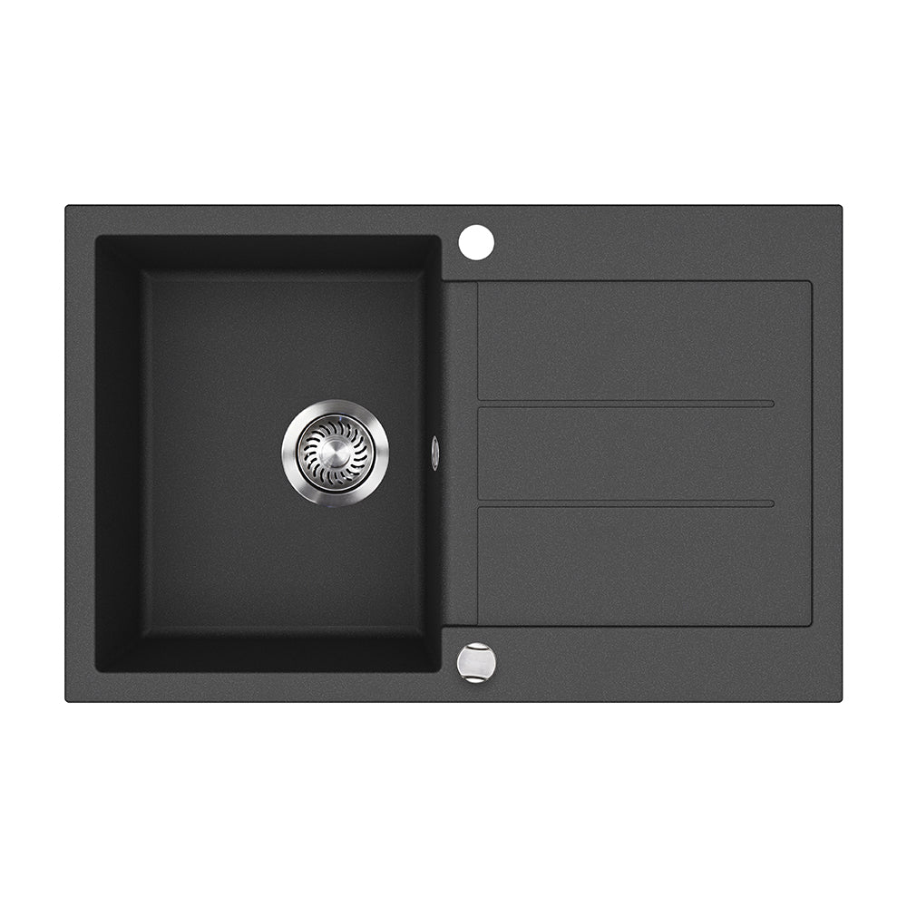 Lavello Bergström Nero 78 x 50 cm