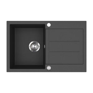 Lavello Bergström Nero 78 x 50 cm