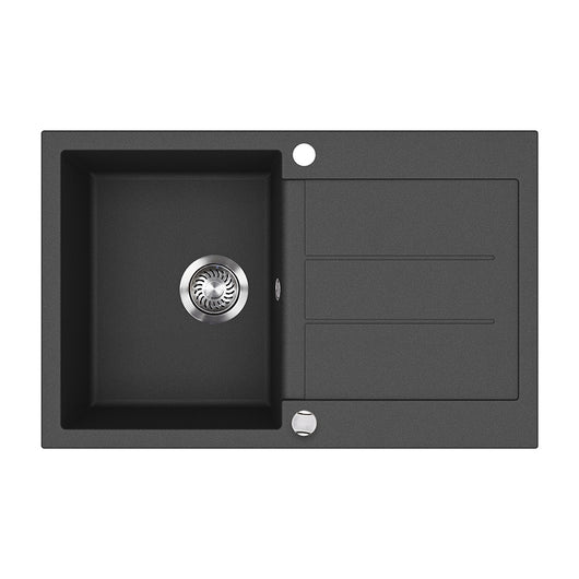 Lavello Bergström Nero 78 x 50 cm