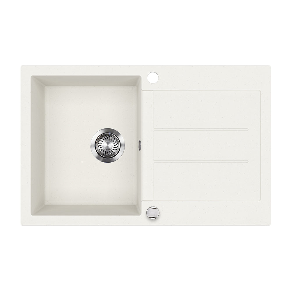 Lavello Bergström Bianco 78 x 50 cm