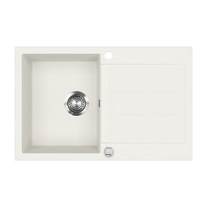 Lavello Bergström Bianco 78 x 50 cm