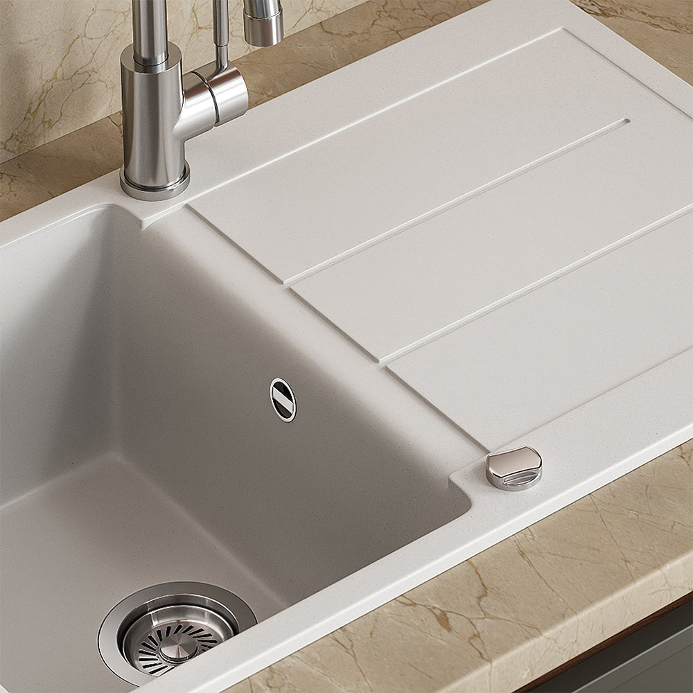 Lavello Bergström Bianco 78 x 50 cm