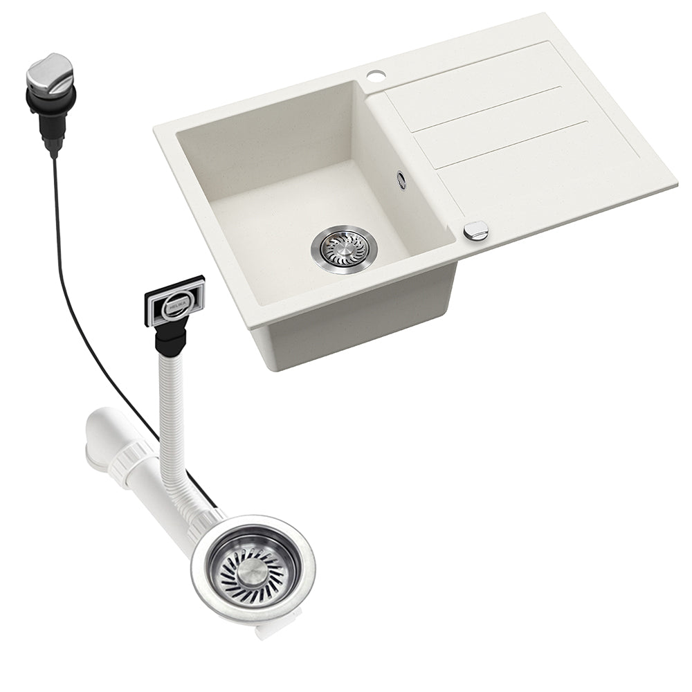 Lavello Bergström Bianco 78 x 50 cm