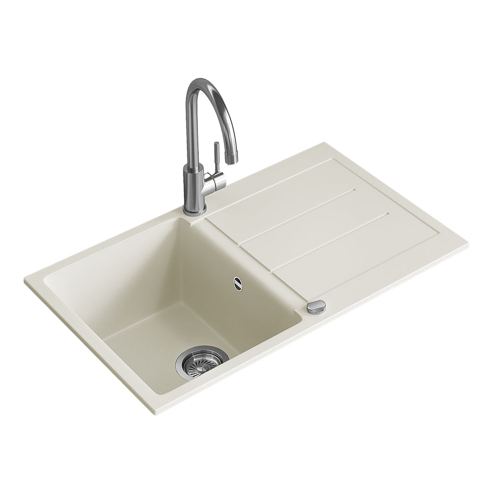 Lavello Bergström Bianco 78 x 50 cm