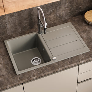 Lavello Bergström , Calcestruzzo 78 x 50 cm