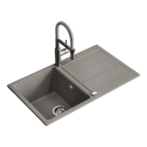 Lavello Bergström , Calcestruzzo 78 x 50 cm