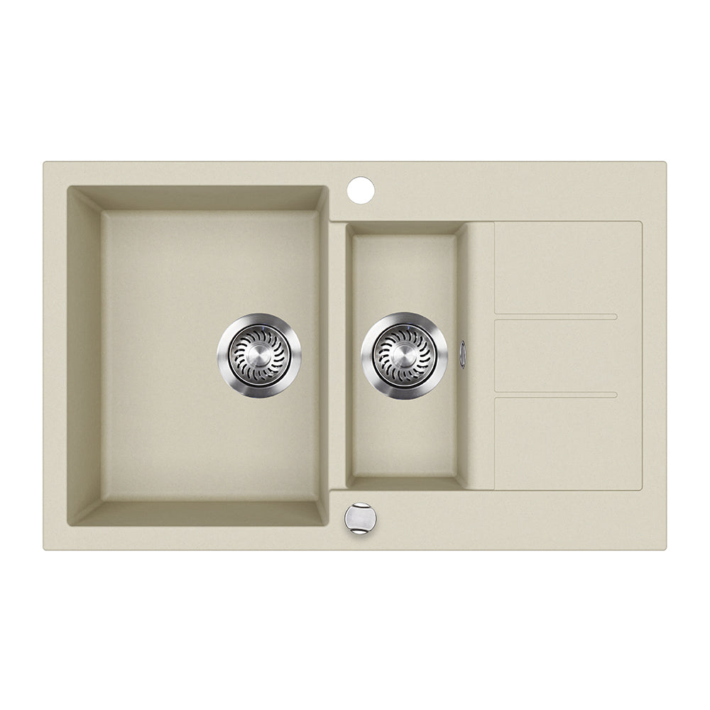 Bergström Lavello Beige 80 x 50 cm con area di asciugatura