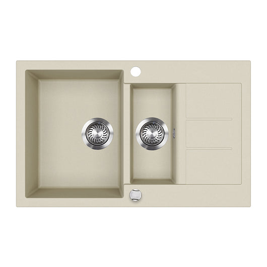 Bergström Lavello Beige 80 x 50 cm con area di asciugatura