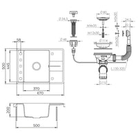 Bergström Lavello Nero 67 x 50 cm
