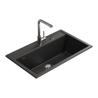 Bergström Lavello Nero 80 x 51 cm