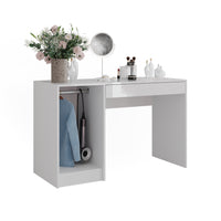 Vicco Tavolo da toeletta Bianco/bianco lucido 119.8 cm