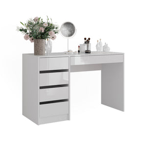 Vicco Tavolo da toeletta Bianco/bianco lucido 119.8 cm