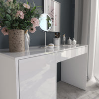 Vicco Tavolo da toeletta Bianco/bianco lucido 119.8 cm