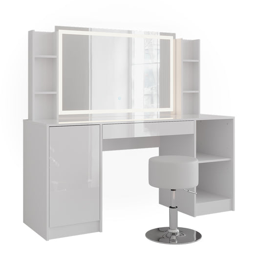 Vicco Tavolo da toeletta Bianco 158.2 cm 8 parti