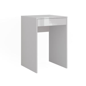 Vicco Tavolo da toeletta Bianco/bianco lucido 51.4 cm