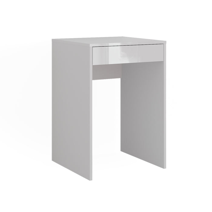 Vicco Tavolo da toeletta Bianco/bianco lucido 51.4 cm