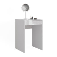 Vicco Tavolo da toeletta Bianco/bianco lucido 51.4 cm