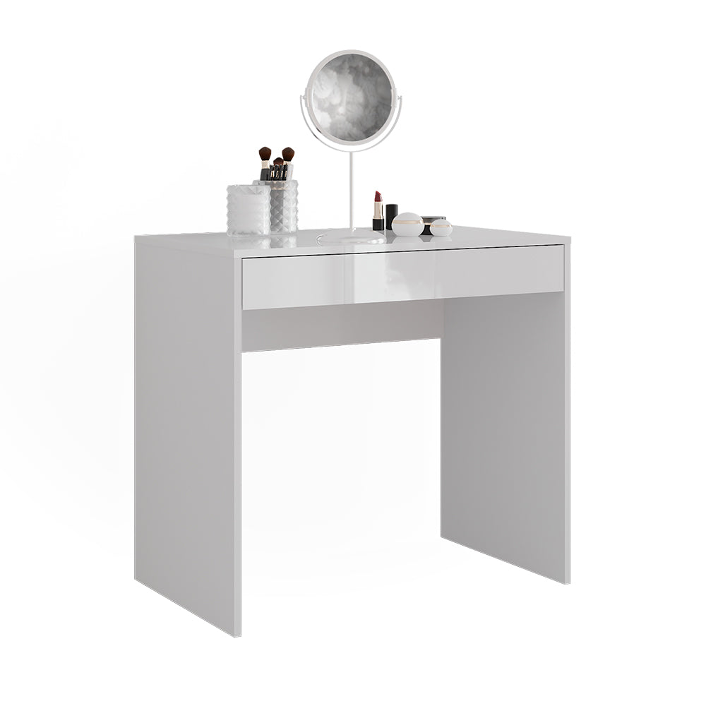 Vicco Tavolo da toeletta Bianco/bianco lucido 81.4 cm