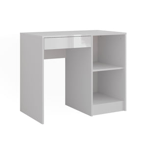 Vicco Tavolo da toeletta Bianco/bianco lucido 89.8 cm