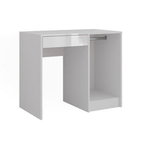 Vicco Tavolo da toeletta Bianco/bianco lucido 89.8 cm